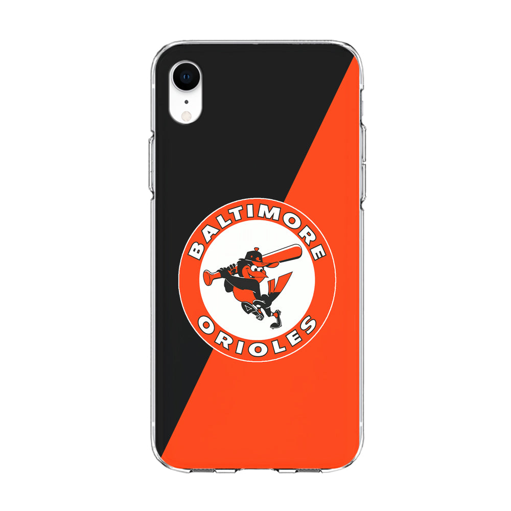 Baseball Baltimore Orioles MLB 001 iPhone XR Case-Phone Case-Clear Soft Case-Altracase