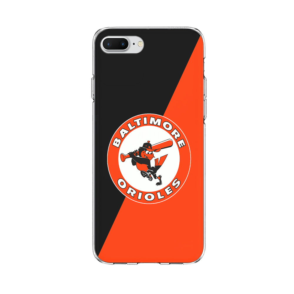 Baseball Baltimore Orioles MLB 001 iPhone 7 Plus Case-Phone Case-Clear Soft Case-Altracase