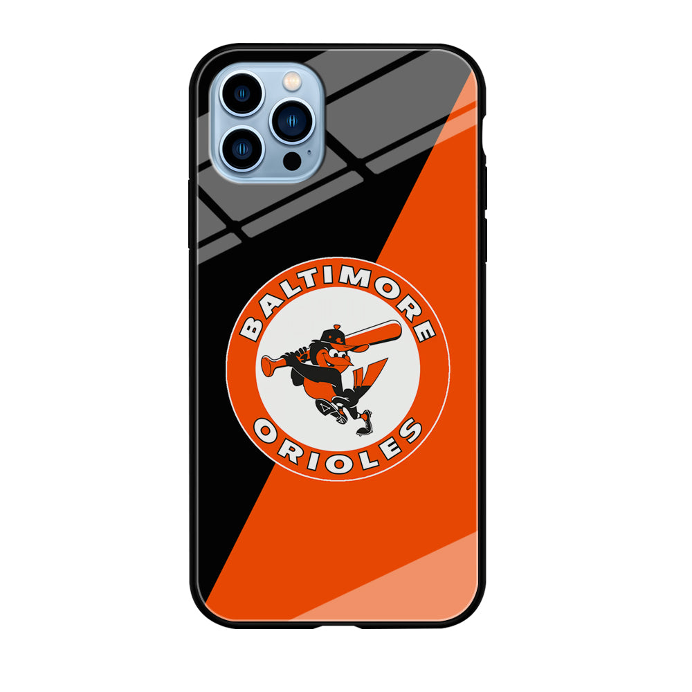 Baseball Baltimore Orioles MLB 001 iPhone 12 Pro Max Case-Phone Case-Tempered Glass Case-Altracase