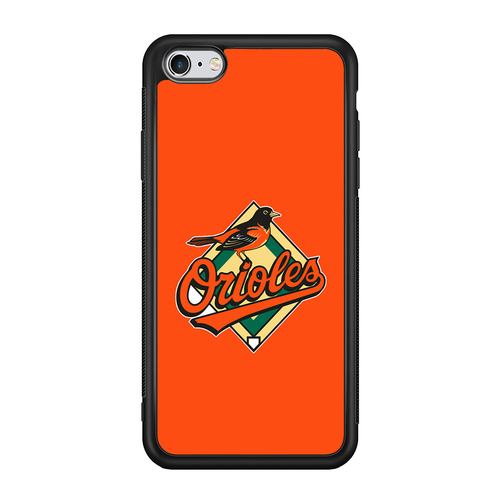 Baseball Baltimore Orioles MLB 002 iPhone 6 Plus | 6s Plus Case-Phone Case-Rubber Black (2D Case)-Altracase