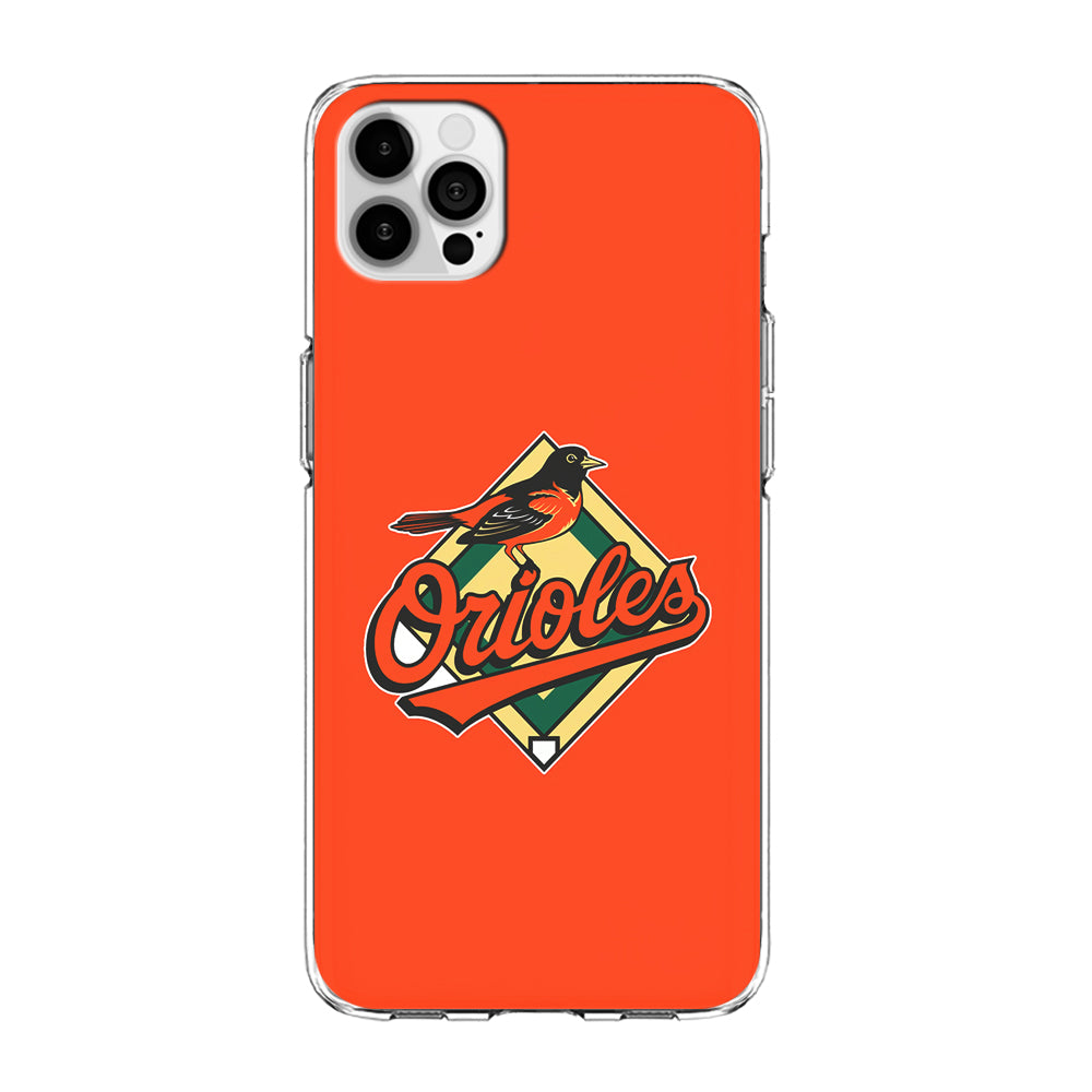 Baseball Baltimore Orioles MLB 002 iPhone 12 Pro Max Case-Phone Case-Clear Soft Case-Altracase