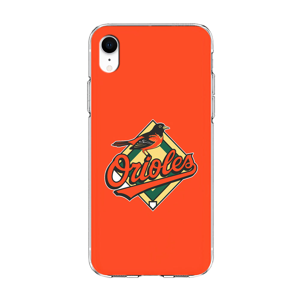 Baseball Baltimore Orioles MLB 002 iPhone XR Case-Phone Case-Clear Soft Case-Altracase