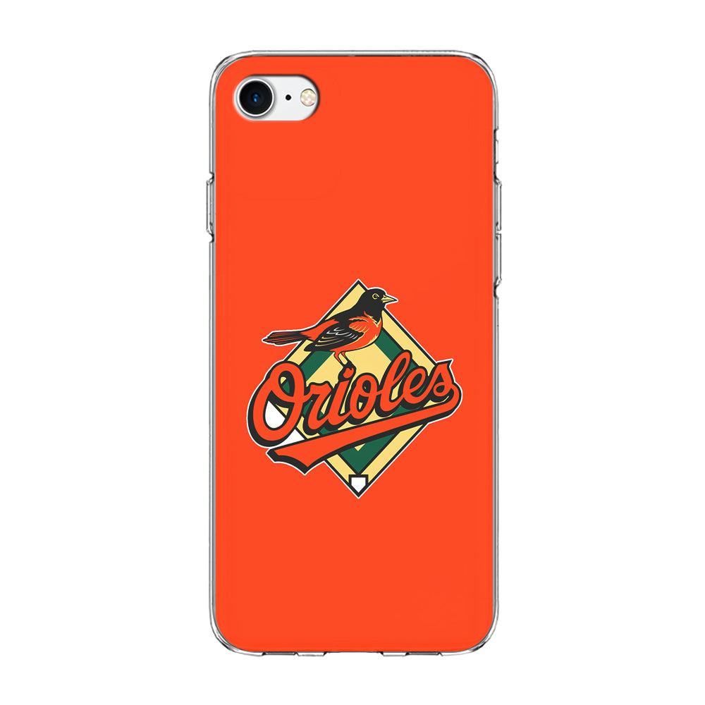 Baseball Baltimore Orioles MLB 002 iPhone SE 2020 Case-Phone Case-Clear Soft Case-Altracase