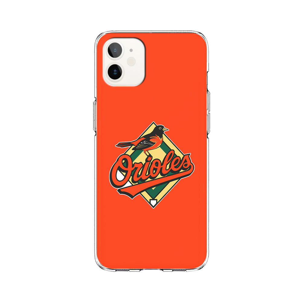 Baseball Baltimore Orioles MLB 002 iPhone 12 Case-Phone Case-Clear Soft Case-Altracase
