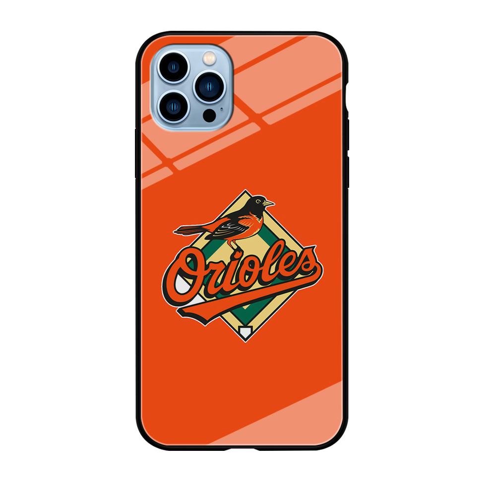 Baseball Baltimore Orioles MLB 002 iPhone 12 Pro Case-Phone Case-Tempered Glass Case-Altracase
