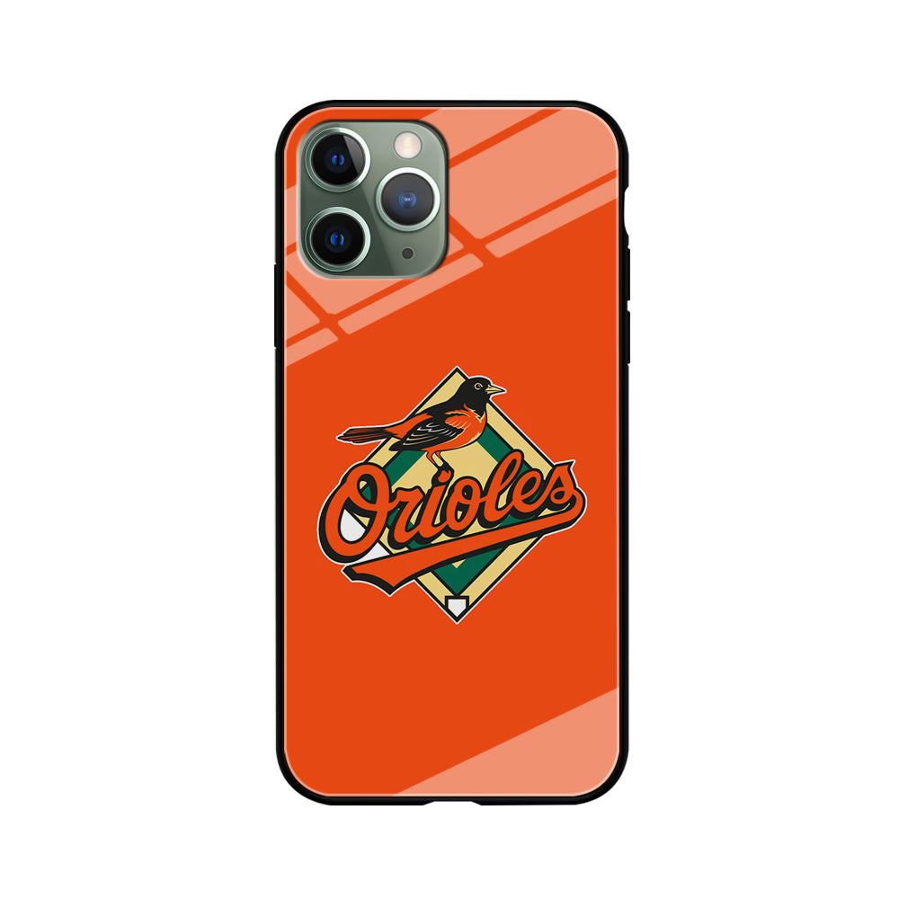 Baseball Baltimore Orioles MLB 002 iPhone 11 Pro Max Case-Phone Case-Tempered Glass Case-Altracase