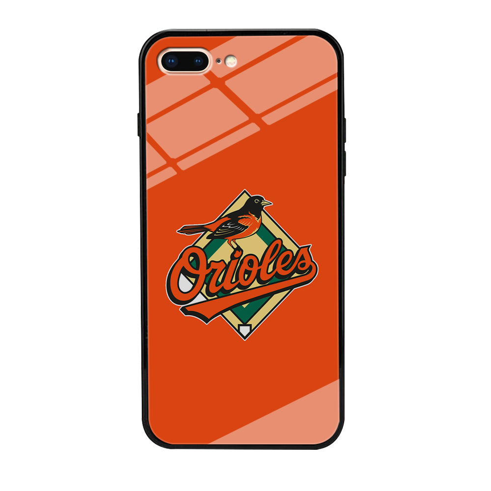 Baseball Baltimore Orioles MLB 002 iPhone 7 Plus Case-Phone Case-Tempered Glass Case-Altracase