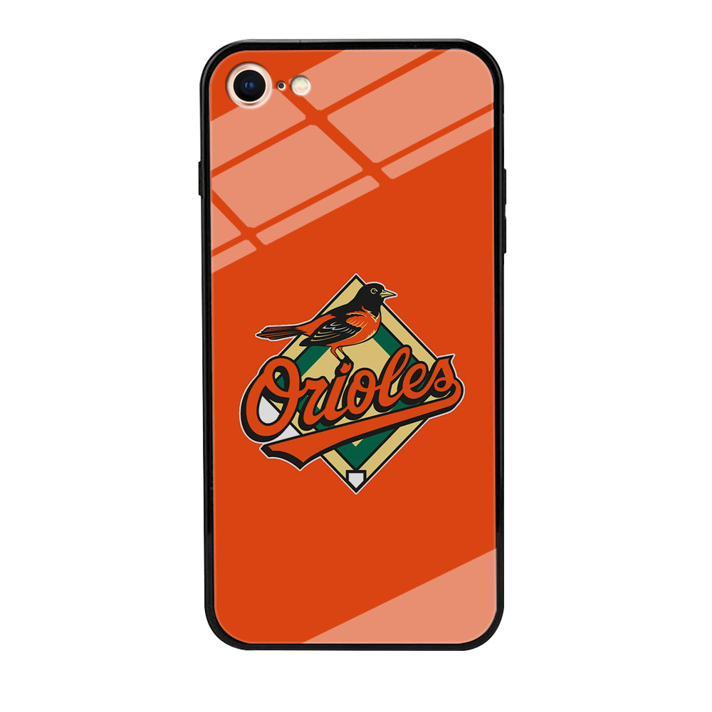 Baseball Baltimore Orioles MLB 002 iPhone 8 Case-Phone Case-Tempered Glass Case-Altracase
