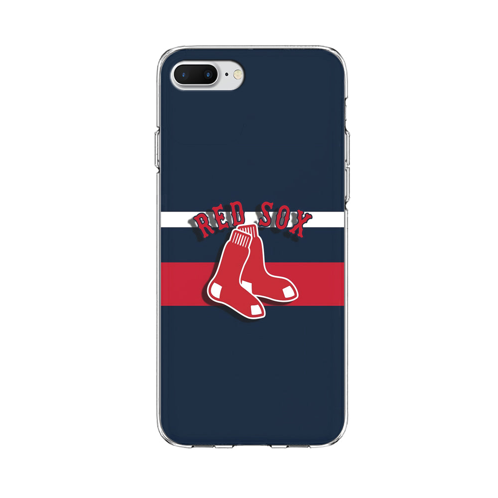 Baseball Boston Red Sox MLB 001 iPhone 7 Plus Case-Phone Case-Clear Soft Case-Altracase