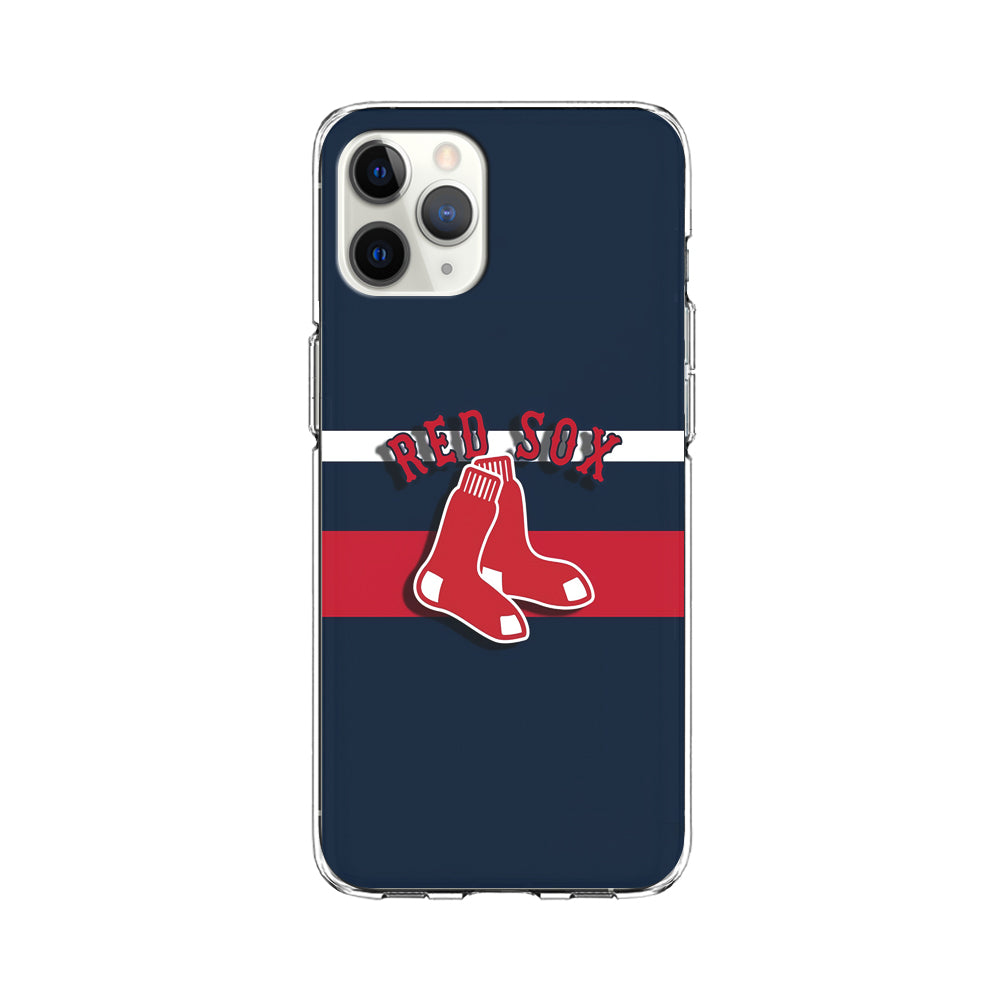 Baseball Boston Red Sox MLB 001 iPhone 11 Pro Case-Phone Case-Clear Soft Case-Altracase