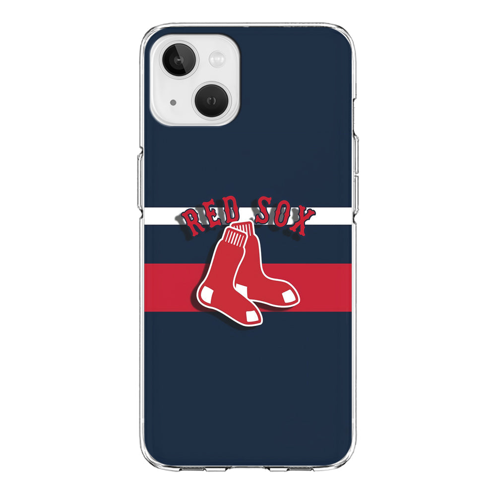 Baseball Boston Red Sox MLB 001 iPhone 13 Case-Phone Case-Clear Soft Case-Altracase