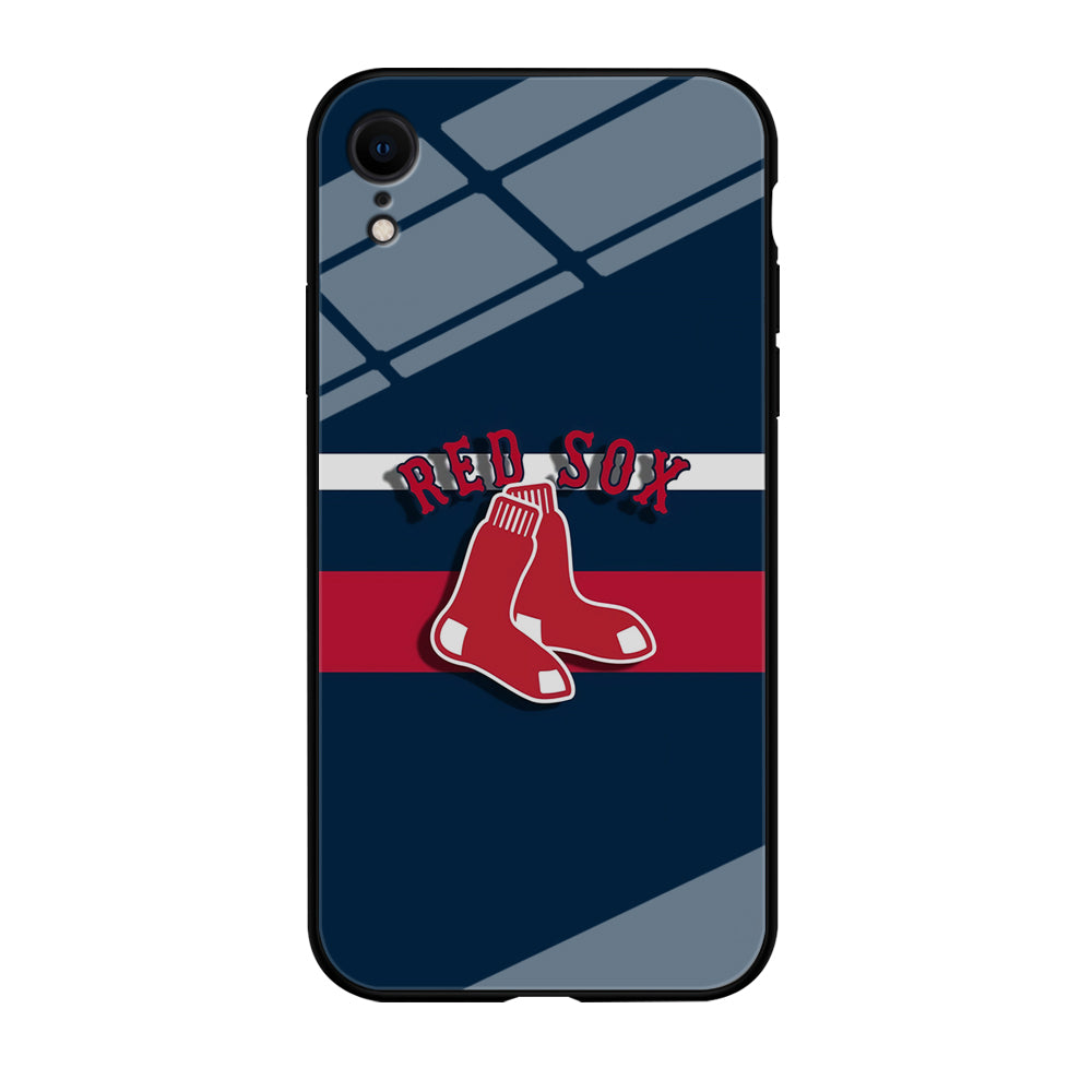 Baseball Boston Red Sox MLB 001 iPhone XR Case-Phone Case-Tempered Glass Case-Altracase
