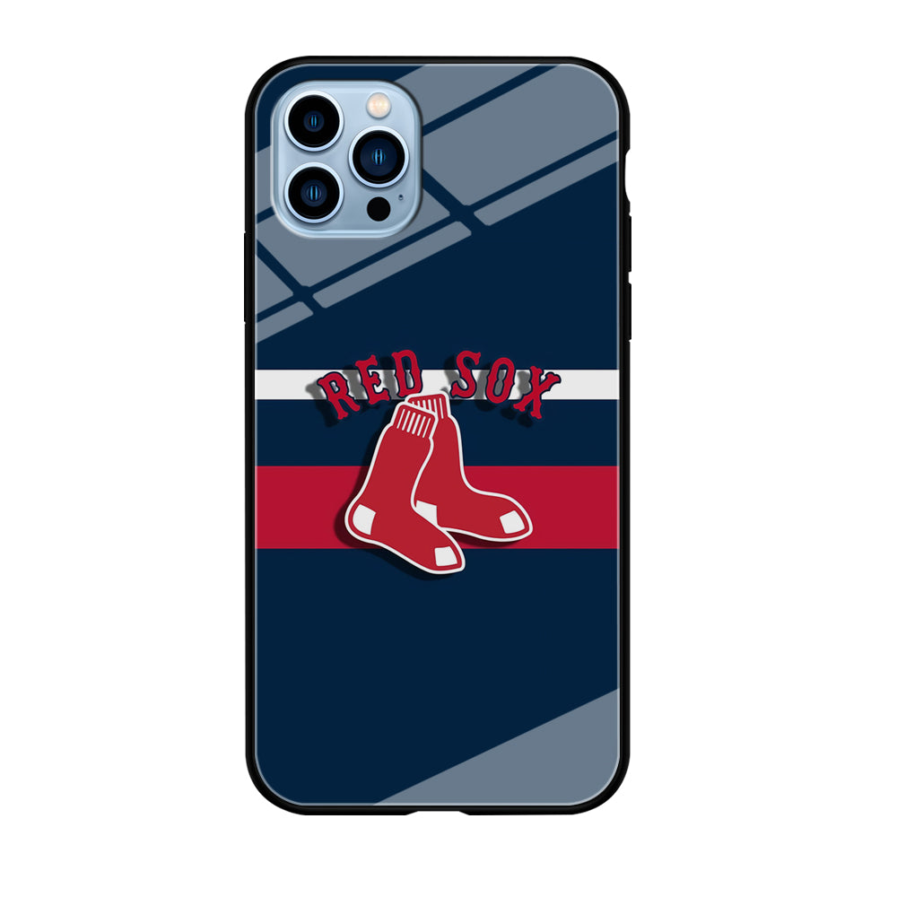 Baseball Boston Red Sox MLB 001 iPhone 12 Pro Case-Phone Case-Tempered Glass Case-Altracase