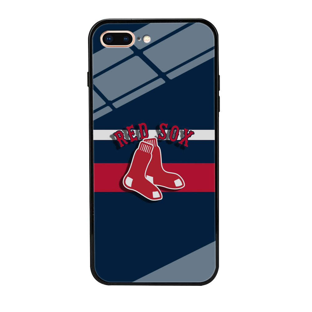 Baseball Boston Red Sox MLB 001 iPhone 8 Plus Case-Phone Case-Tempered Glass Case-Altracase