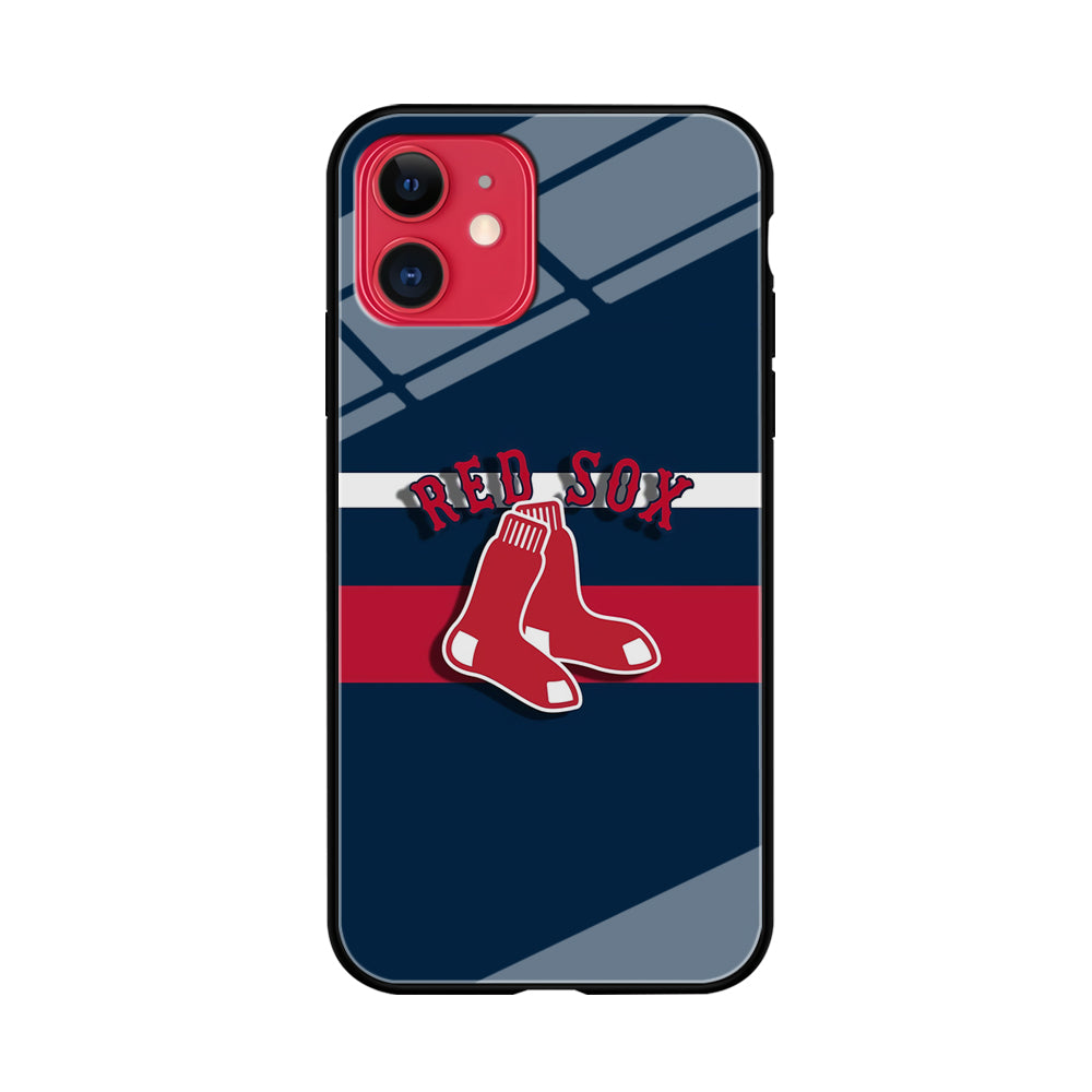 Baseball Boston Red Sox MLB 001 iPhone 11 Case-Phone Case-Tempered Glass Case-Altracase