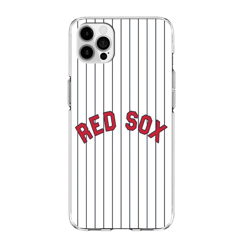 Baseball Boston Red Sox MLB 002 iPhone 12 Pro Max Case-Phone Case-Clear Soft Case-Altracase