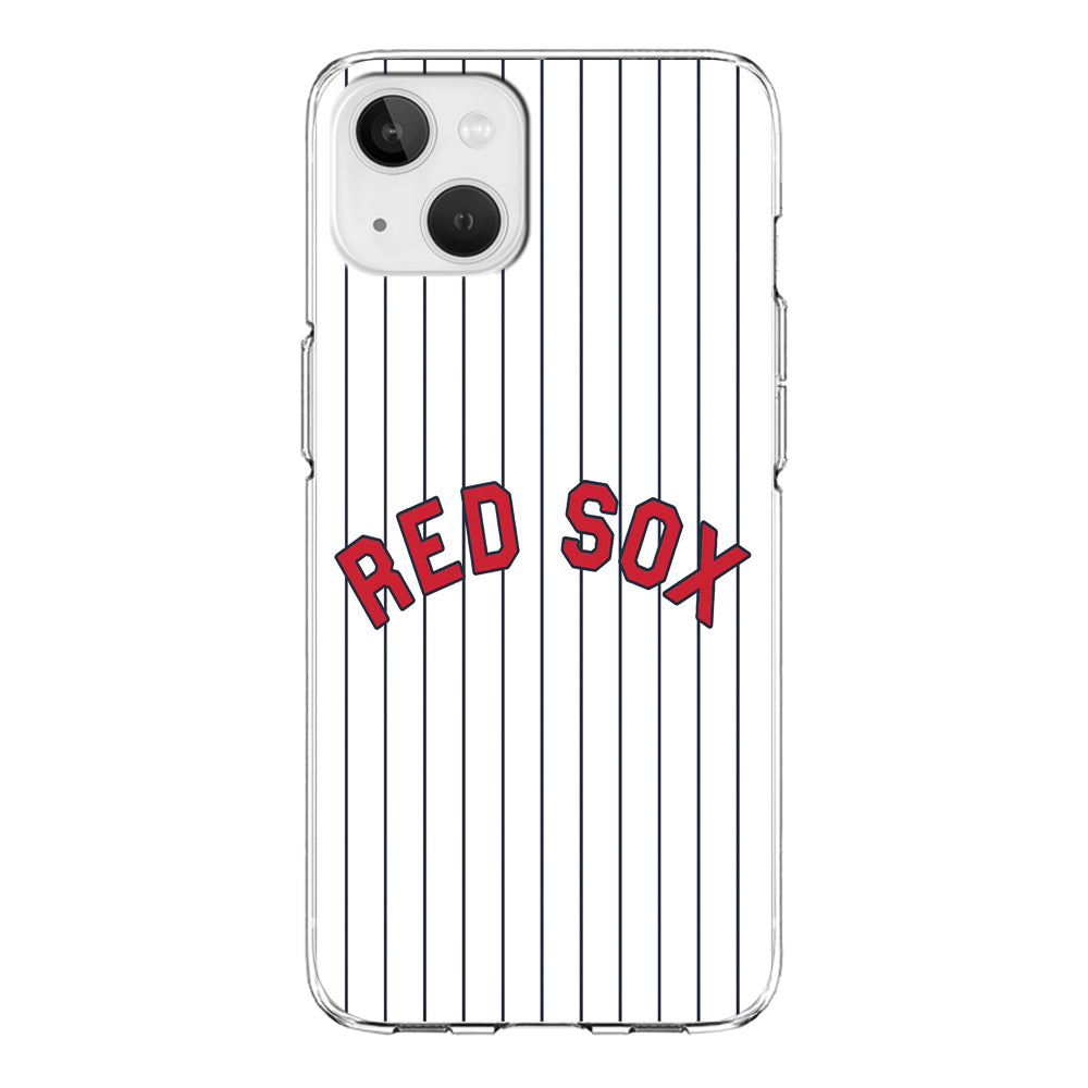 Baseball Boston Red Sox MLB 002 iPhone 13 Mini Case-Phone Case-Clear Soft Case-Altracase