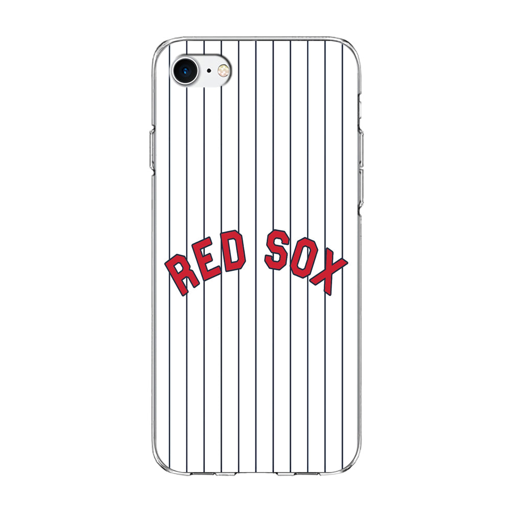 Baseball Boston Red Sox MLB 002 iPhone SE 2020 Case-Phone Case-Clear Soft Case-Altracase