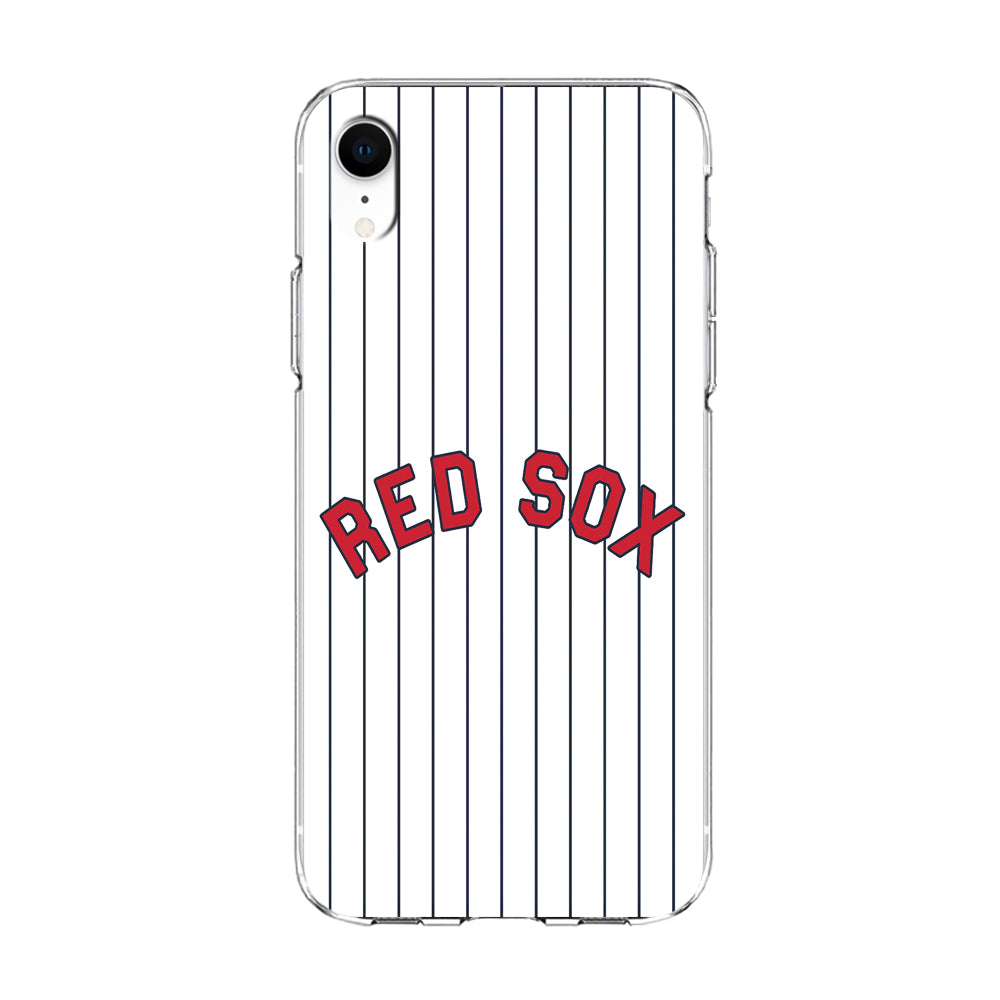 Baseball Boston Red Sox MLB 002 iPhone XR Case-Phone Case-Clear Soft Case-Altracase