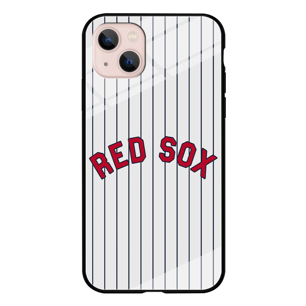 Baseball Boston Red Sox MLB 002 iPhone 13 Case-Phone Case-Tempered Glass Case-Altracase