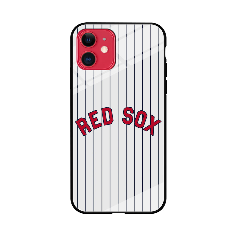 Baseball Boston Red Sox MLB 002 iPhone 11 Case-Phone Case-Tempered Glass Case-Altracase