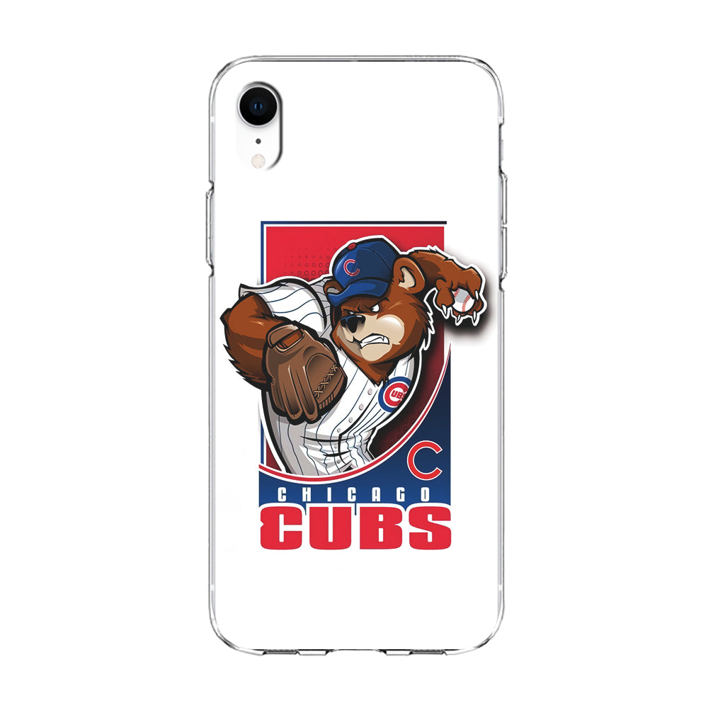 Baseball Chicago Cubs MLB 001 iPhone XR Case-Phone Case-Clear Soft Case-Altracase