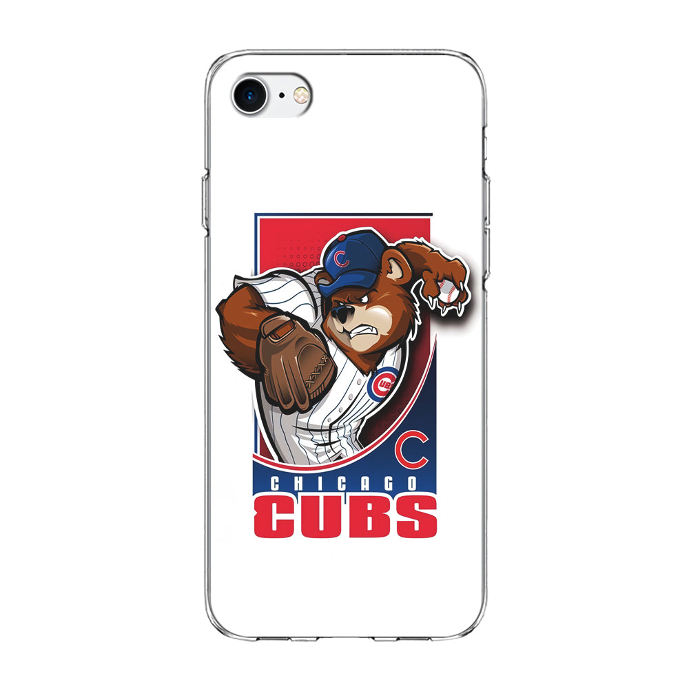 Baseball Chicago Cubs MLB 001 iPhone SE 3 2022 Case-Phone Case-Clear Soft Case-Altracase