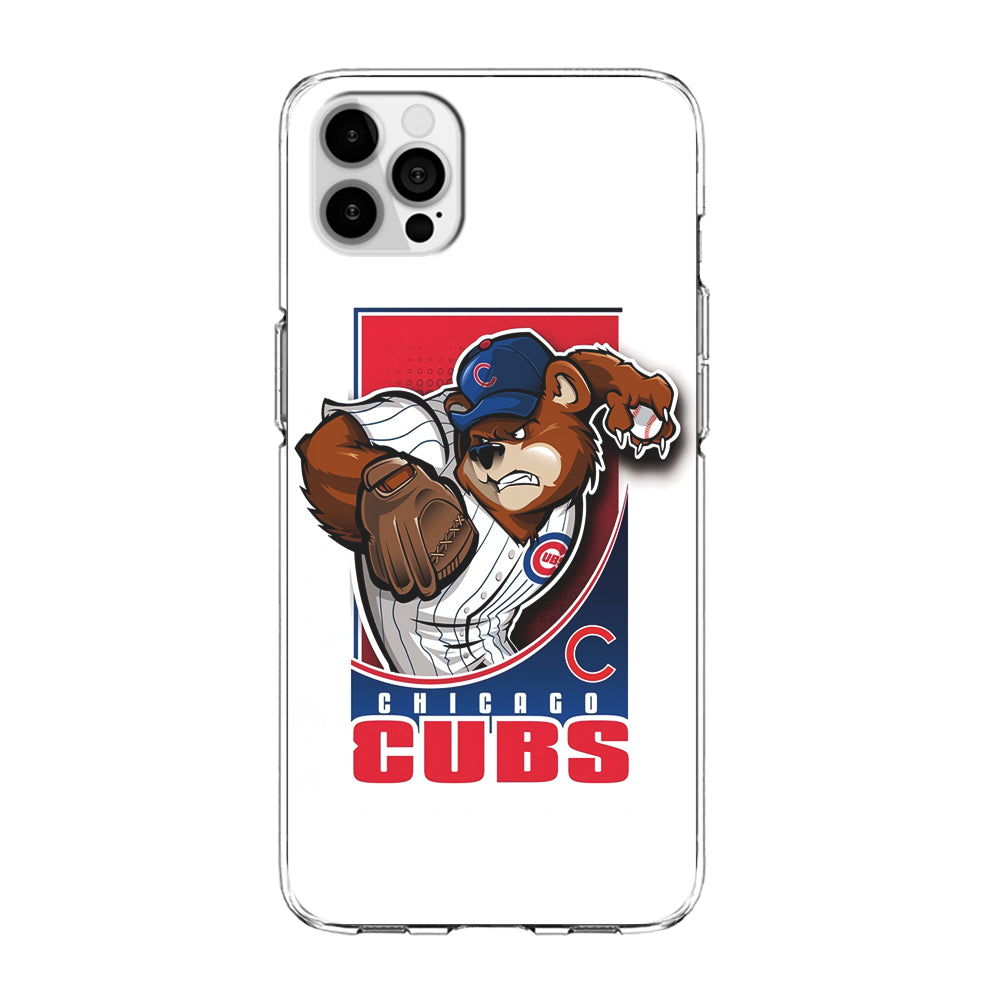 Baseball Chicago Cubs MLB 001 iPhone 12 Pro Max Case-Phone Case-Clear Soft Case-Altracase