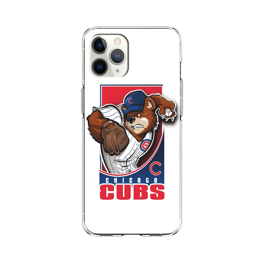 Baseball Chicago Cubs MLB 001 iPhone 11 Pro Case-Phone Case-Clear Soft Case-Altracase