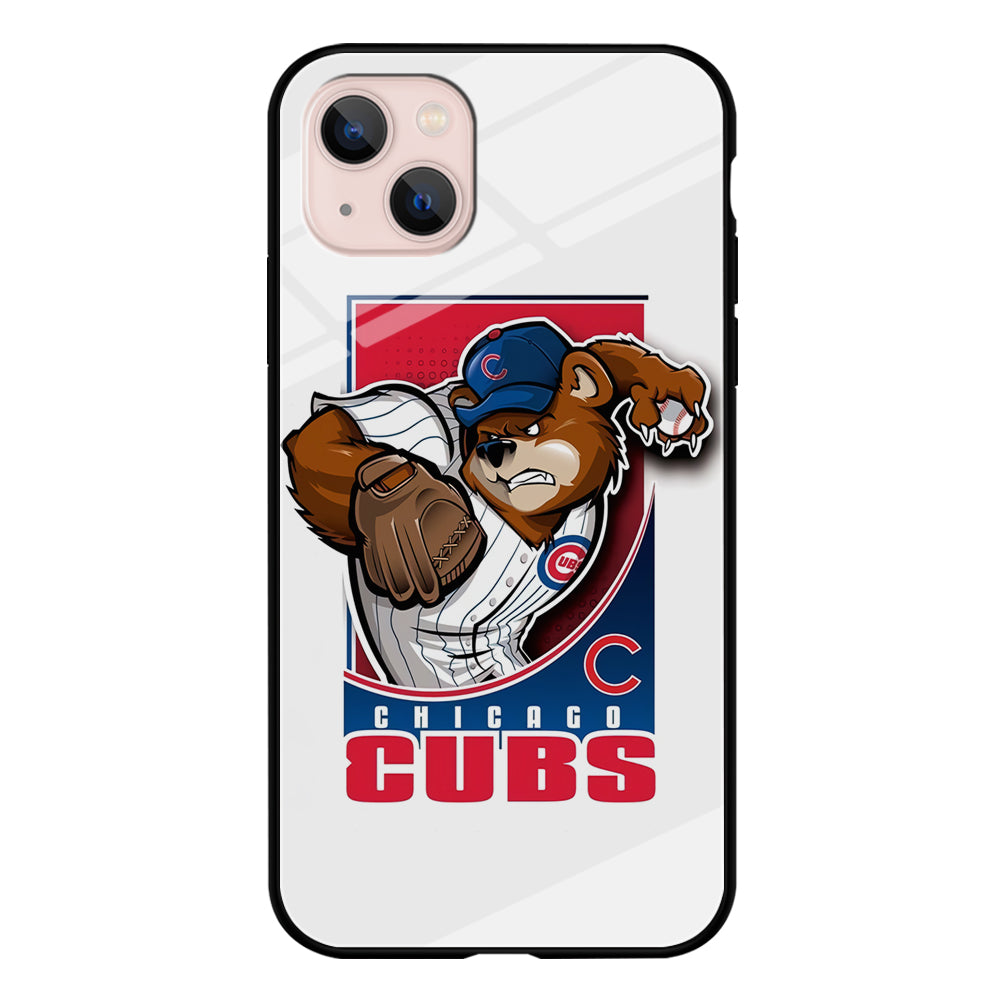 Baseball Chicago Cubs MLB 001 iPhone 13 Mini Case-Phone Case-Tempered Glass Case-Altracase