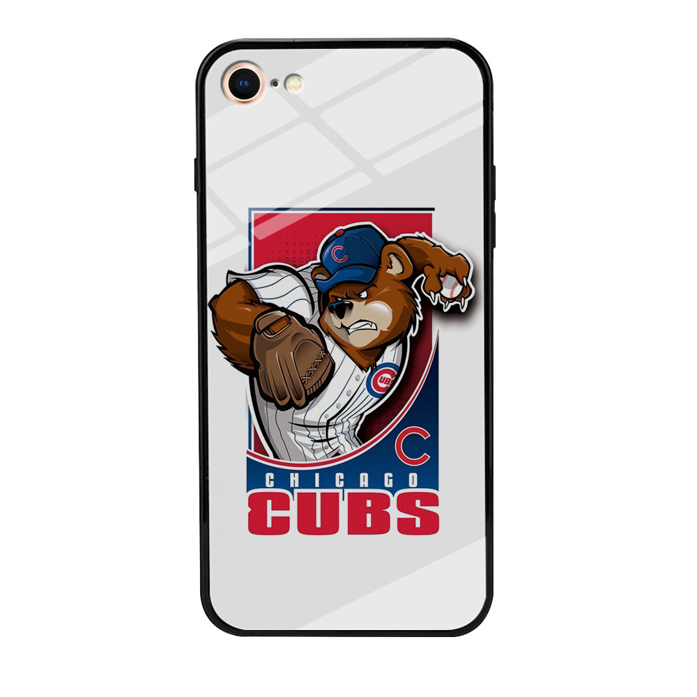 Baseball Chicago Cubs MLB 001 iPhone SE 2020 Case-Phone Case-Tempered Glass Case-Altracase