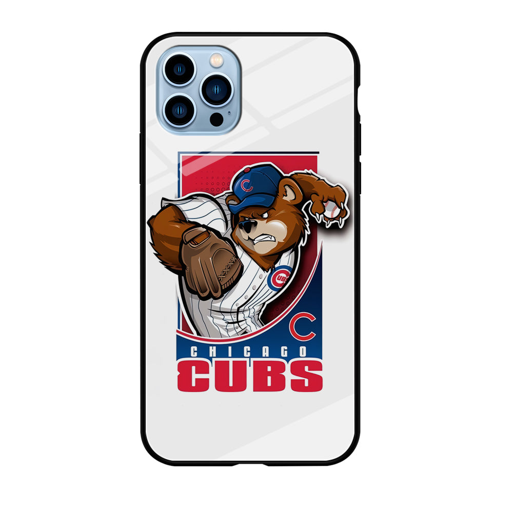 Baseball Chicago Cubs MLB 001 iPhone 12 Pro Case-Phone Case-Tempered Glass Case-Altracase