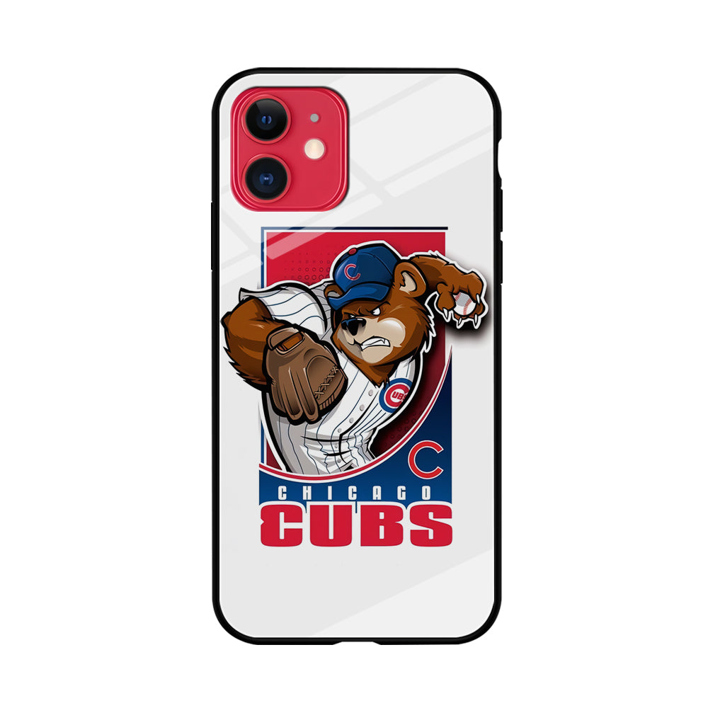 Baseball Chicago Cubs MLB 001 iPhone 11 Case-Phone Case-Tempered Glass Case-Altracase
