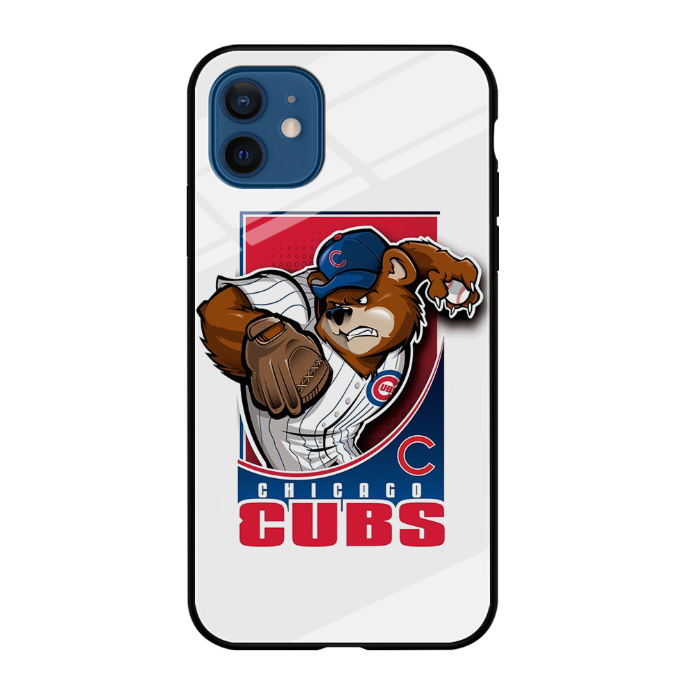 Baseball Chicago Cubs MLB 001 iPhone 12 Mini Case-Phone Case-Tempered Glass Case-Altracase
