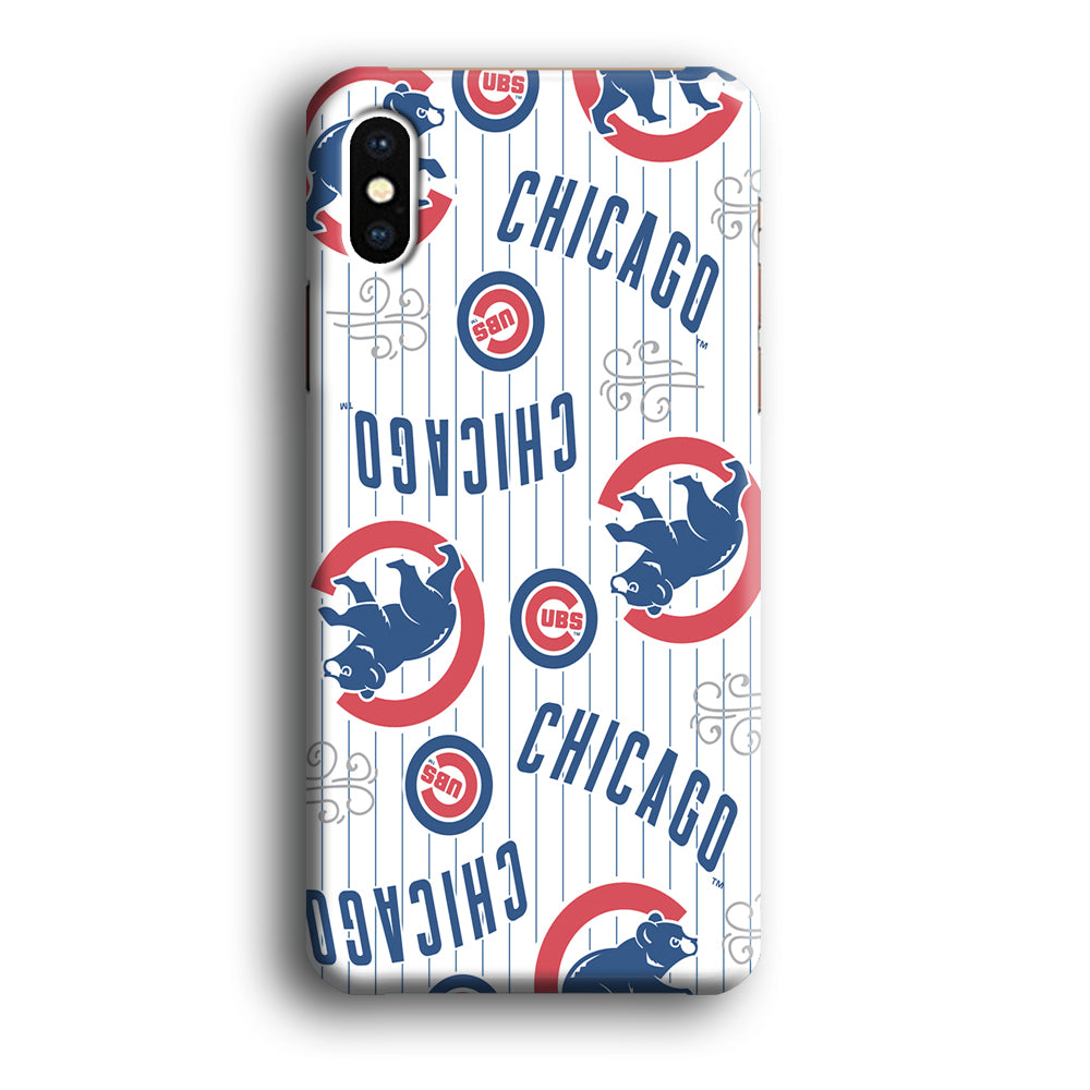 Baseball Chicago Cubs MLB 002 iPhone Xs Max Case-Phone Case-3D Case-Altracase