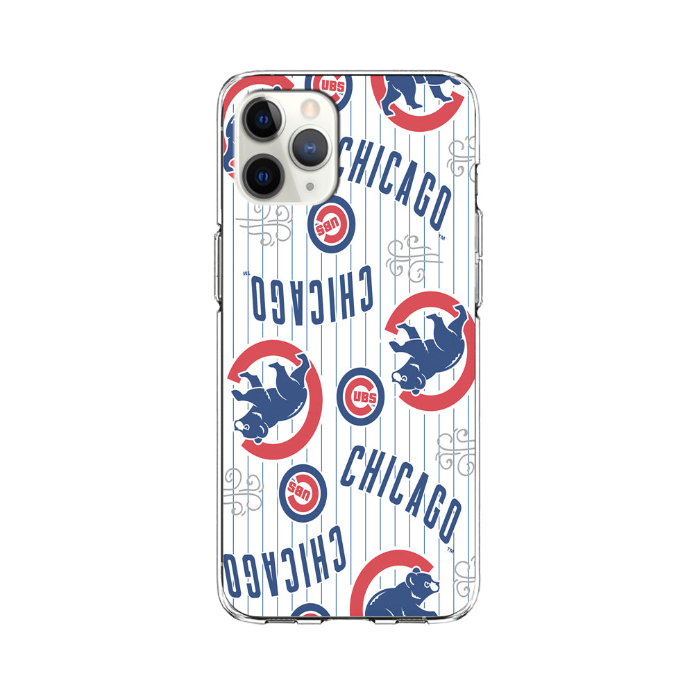 Baseball Chicago Cubs MLB 002 iPhone 11 Pro Case-Phone Case-Clear Soft Case-Altracase