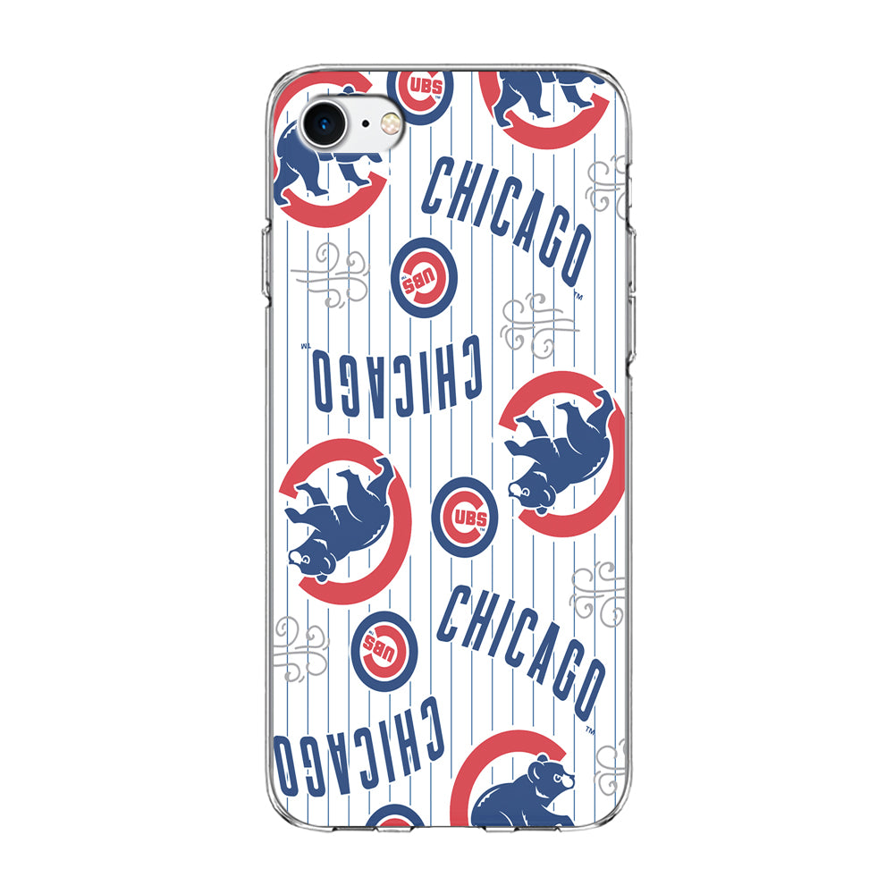 Baseball Chicago Cubs MLB 002 iPhone 8 Case-Phone Case-Clear Soft Case-Altracase
