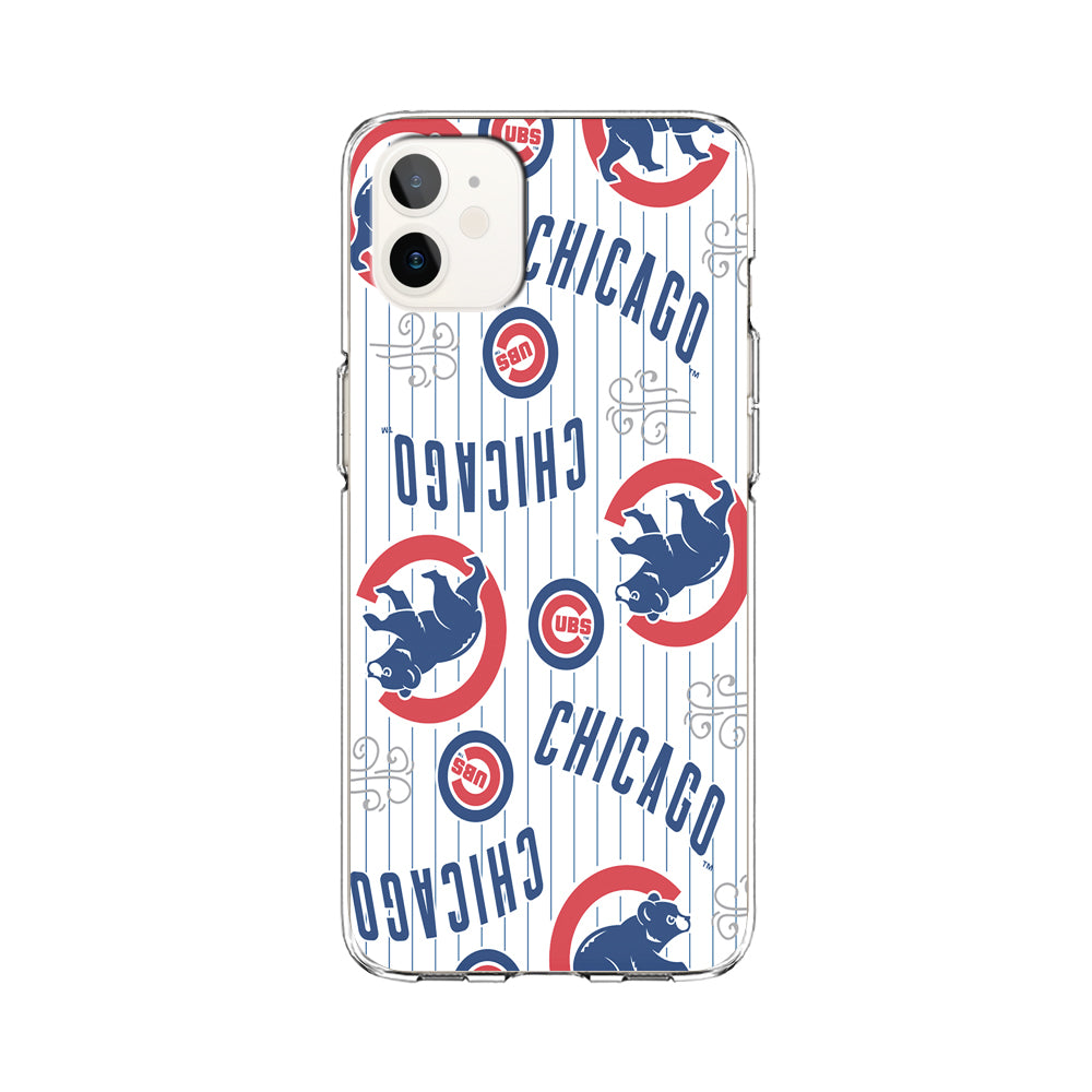 Baseball Chicago Cubs MLB 002 iPhone 12 Mini Case-Phone Case-Clear Soft Case-Altracase