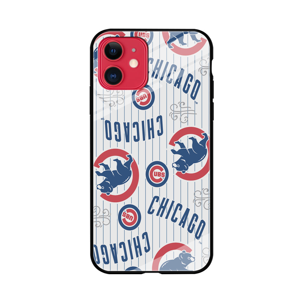 Baseball Chicago Cubs MLB 002 iPhone 11 Case-Phone Case-Tempered Glass Case-Altracase