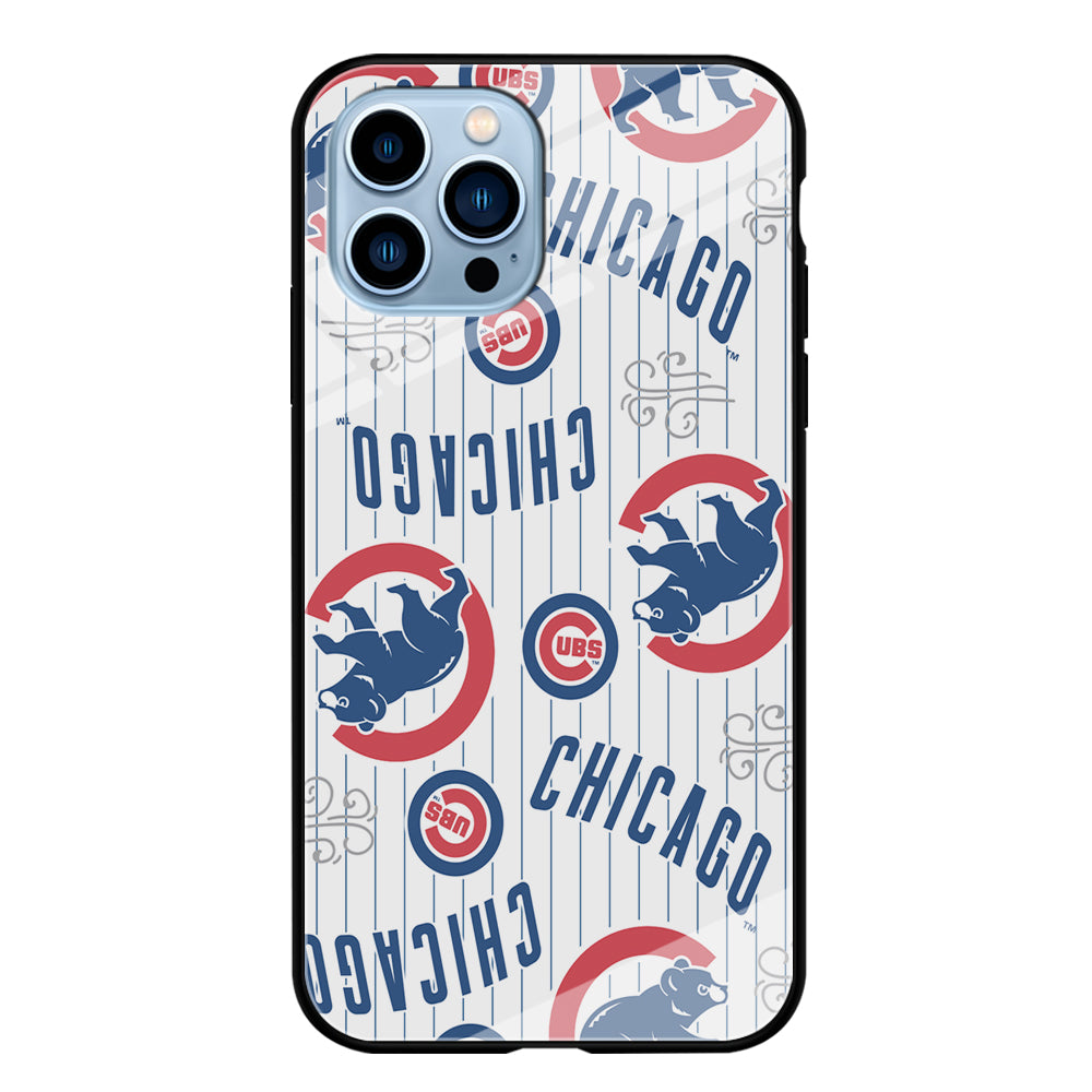 Baseball Chicago Cubs MLB 002 iPhone 15 Pro Case-Phone Case-Tempered Glass Case-Altracase