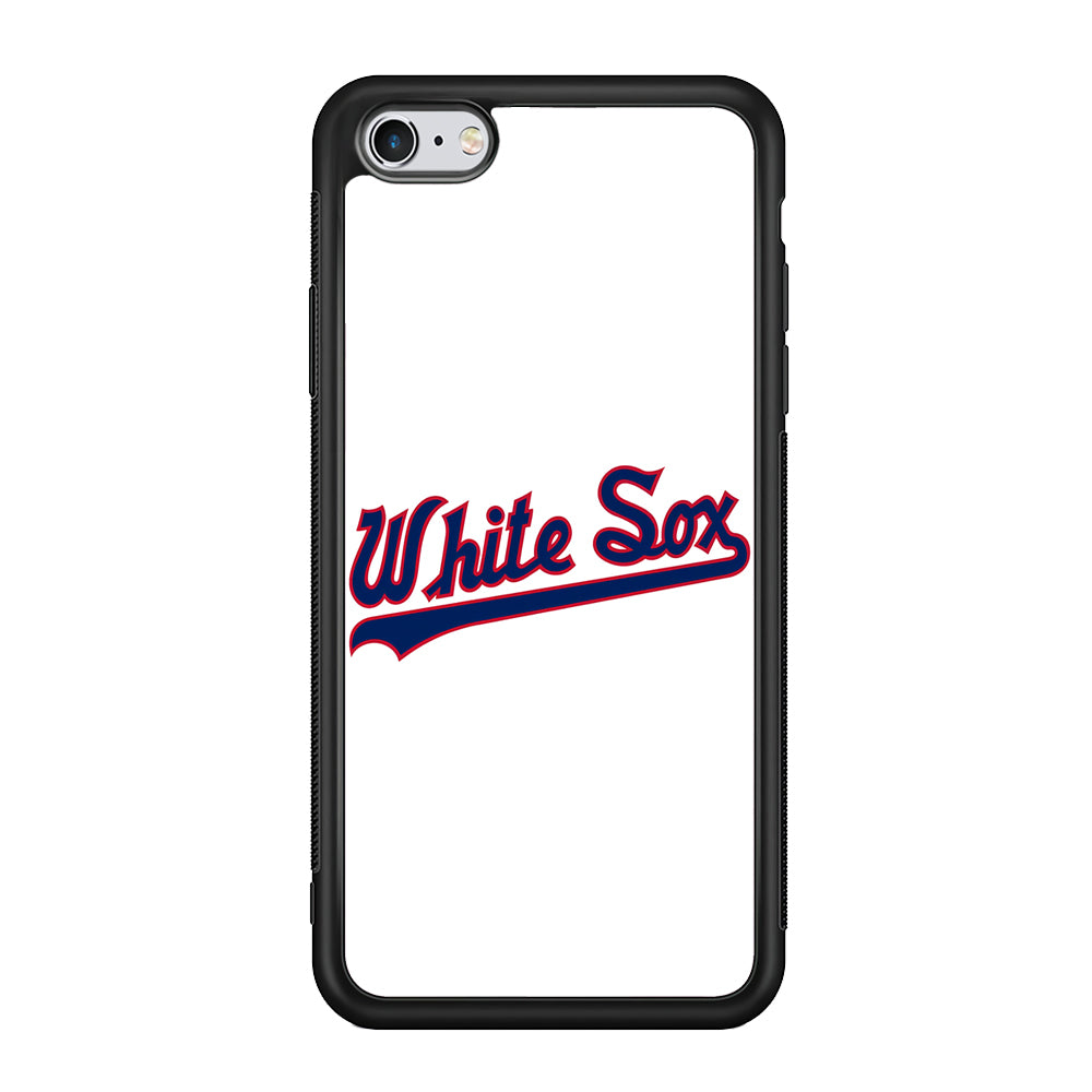 Baseball Chicago White Sox MLB 001 iPhone 6 Plus | 6s Plus Case-Phone Case-Rubber Black (2D Case)-Altracase