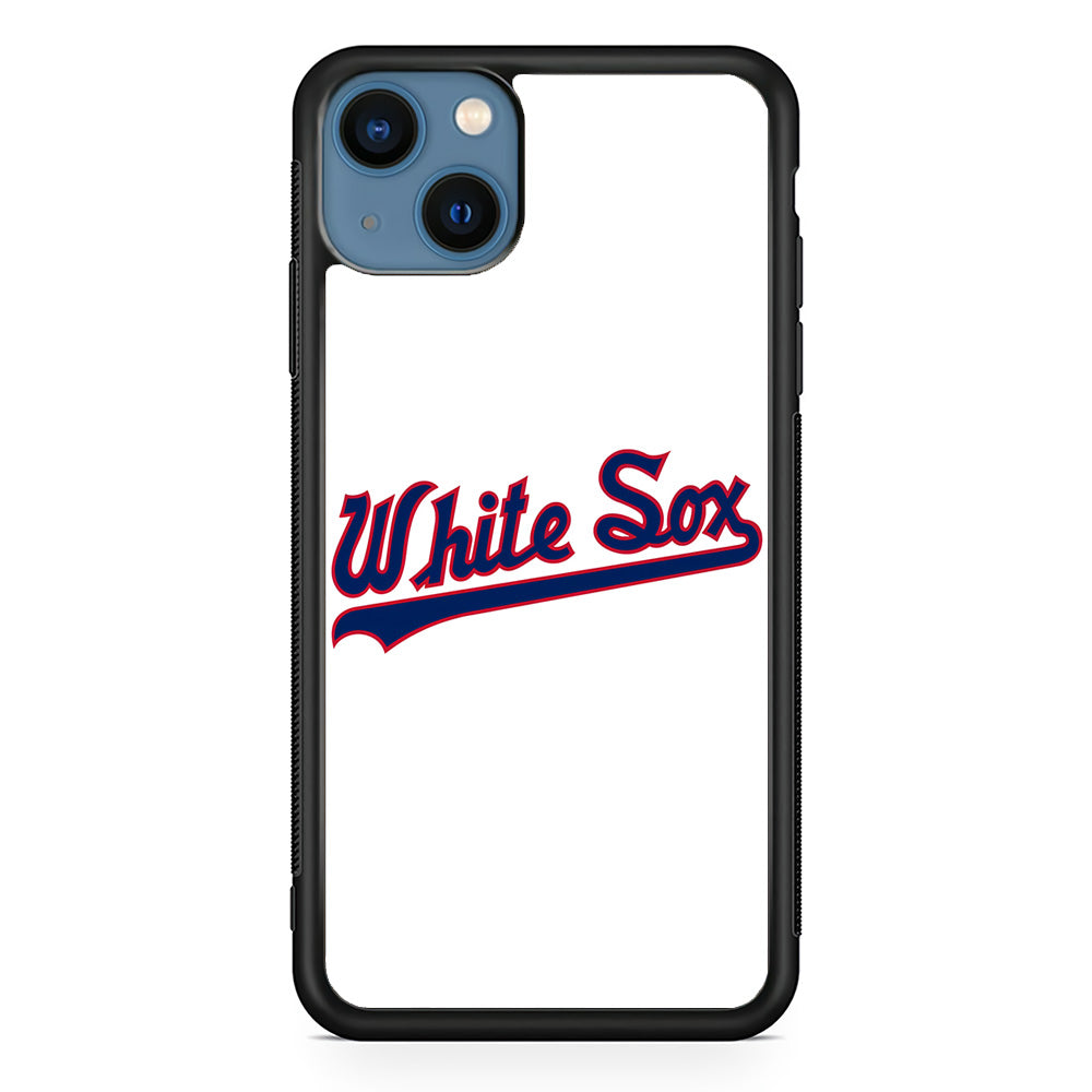 Baseball Chicago White Sox MLB 001 iPhone 13 Case-Phone Case-Rubber Black (2D Case)-Altracase