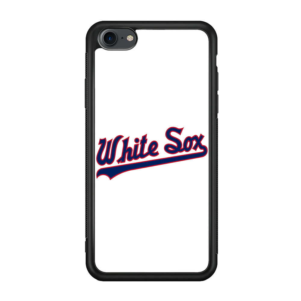 Baseball Chicago White Sox MLB 001 iPhone 7 Case-Phone Case-Rubber Black (2D Case)-Altracase