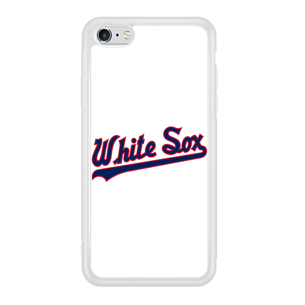 Baseball Chicago White Sox MLB 001 iPhone 6 Plus | 6s Plus Case-Phone Case-Rubber White (2D Case)-Altracase