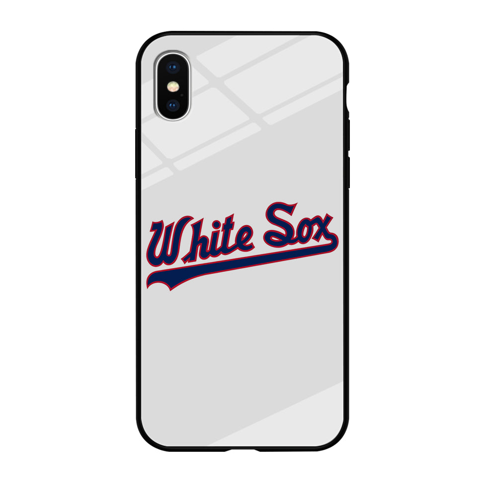 Baseball Chicago White Sox MLB 001 iPhone Xs Case-Phone Case-Tempered Glass Case-Altracase