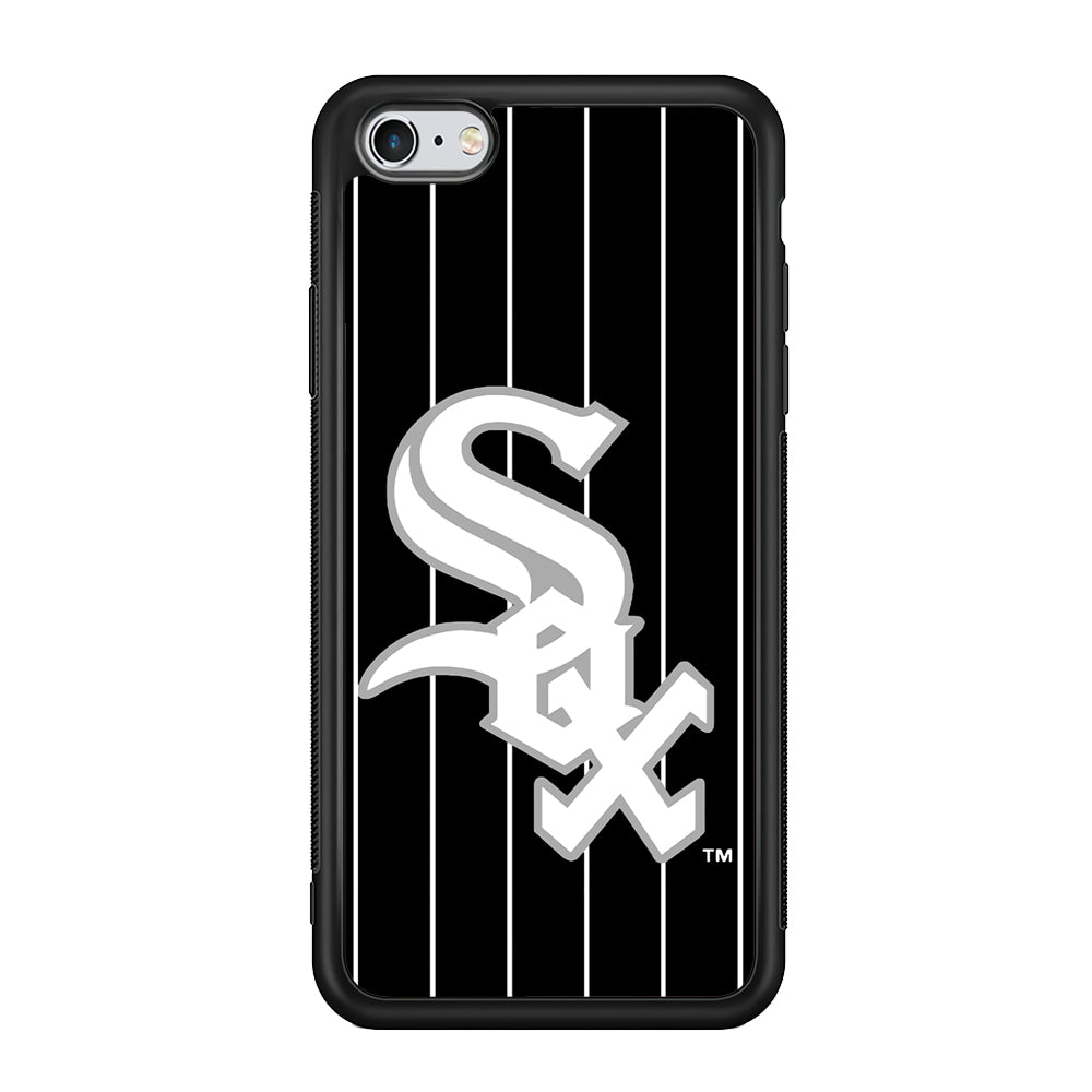 Baseball Chicago White Sox MLB 002 iPhone 6 Plus | 6s Plus Case-Phone Case-Rubber Black (2D Case)-Altracase
