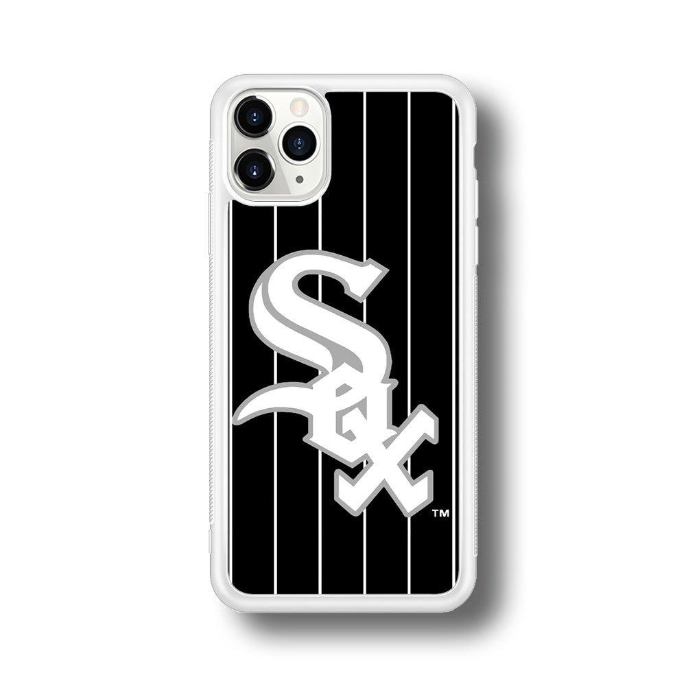 Baseball Chicago White Sox MLB 002 iPhone 11 Pro Case-Phone Case-Rubber White (2D Case)-Altracase