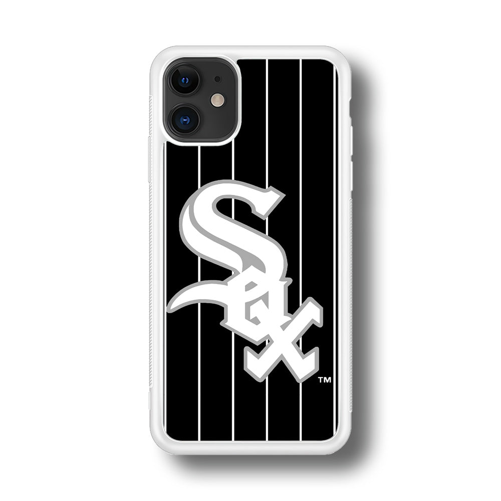 Baseball Chicago White Sox MLB 002 iPhone 11 Case-Phone Case-Rubber White (2D Case)-Altracase