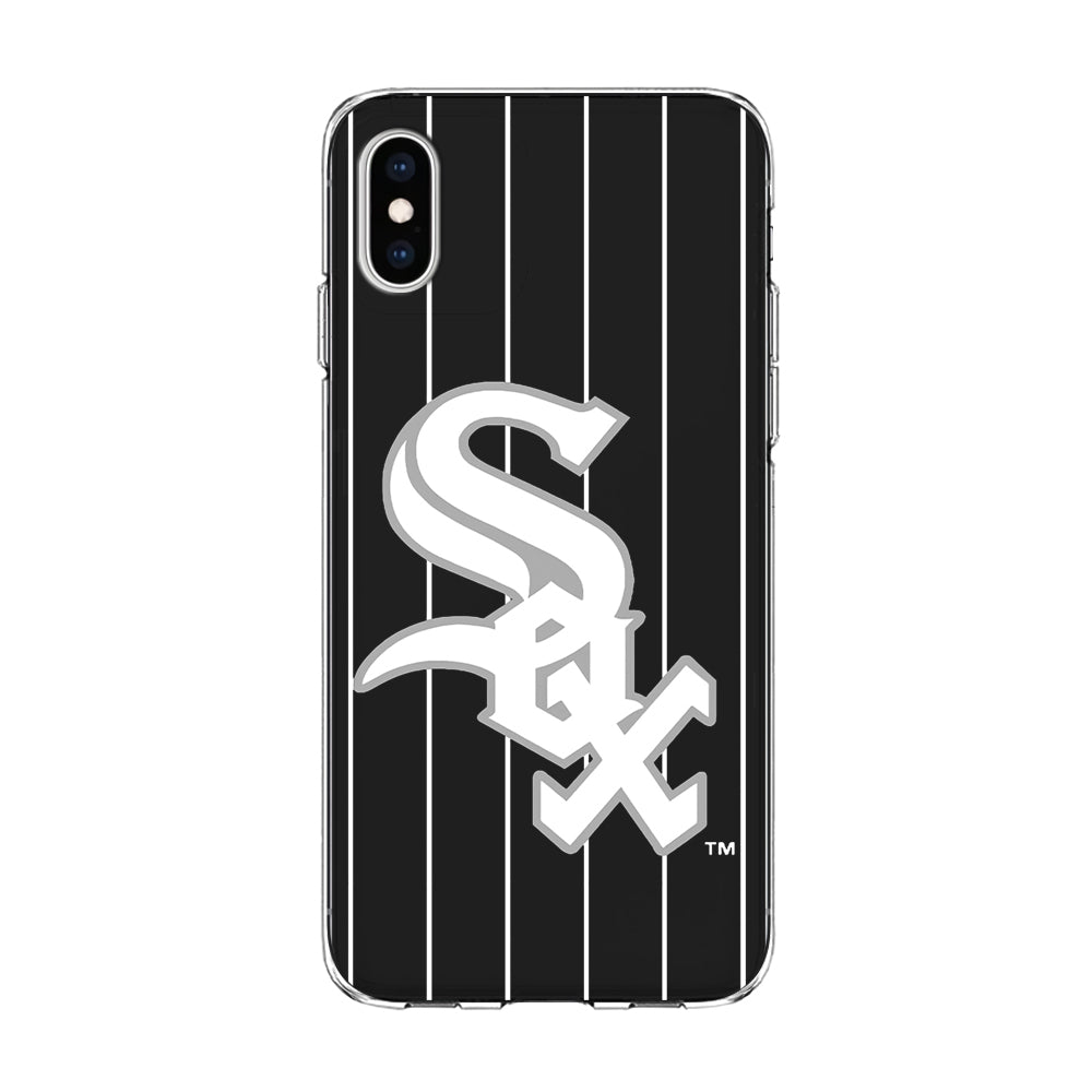 Baseball Chicago White Sox MLB 002 iPhone Xs Case-Phone Case-Clear Soft Case-Altracase