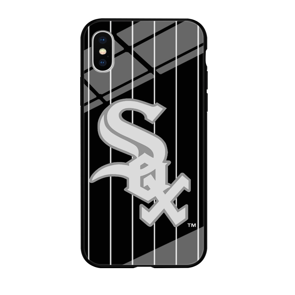 Baseball Chicago White Sox MLB 002 iPhone X Case-Phone Case-Tempered Glass Case-Altracase